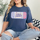 "Cozy Gamer" graphic on a deep navy blue (navy) T -Shirt.