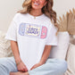 "Cozy Gamer" graphic in bright white (white)  T -Shirt.